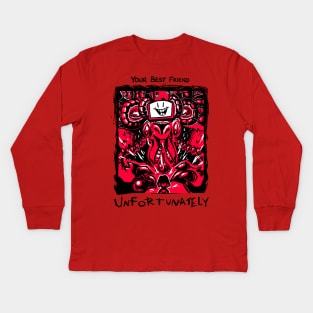 Omega Flowey Kids Long Sleeve T-Shirt